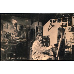 Kryer i sit Atelier - Schjeldes 9673 - Ubrugt