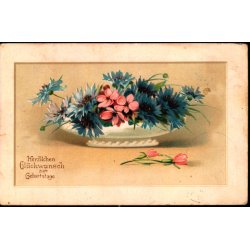 Feldpost - Berlin   28 -6 -15 - Til  Nr. 43 - 8. Comp. - Billedside : Glckwunsch.