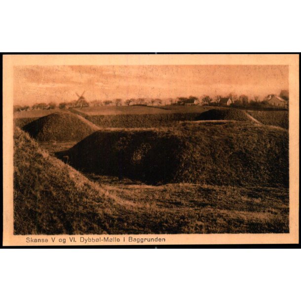 Skanse V og VI. Dybb�l-M�lle i Bgagrunden - J. Bolsen u/n - Ubrugt
