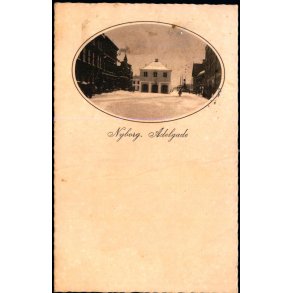 Nyborg - Adelgade - V. Sch�nnemanns Forlag 45208 - Brugt