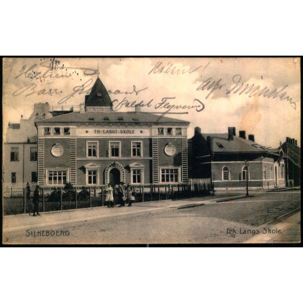 Silkeborg - Frk. Langs Skole - Stender 5209 - Brugt