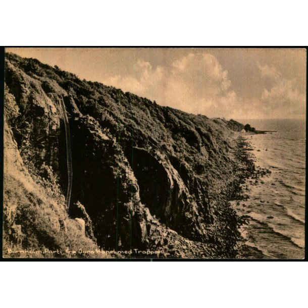 Bornholm - Trappen ved  Johns Kapel - Colbergs Bogh. 2346 - Ubrugt