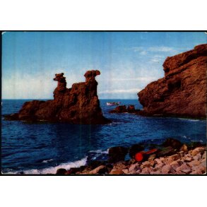 Bornholm - Lvehovederne ved Hammershus Ruiner - Colbergs Bogh. 8213 - Brugt