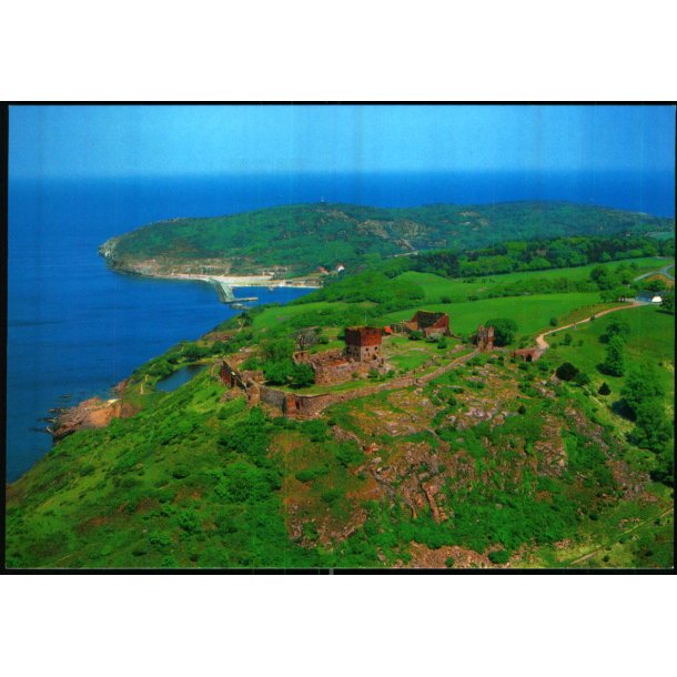 Bornholm - Luftfoto over Hammershus - Trojaborg HAM 7 - Ubrugt