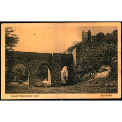 Bornholm - Broparti Hammershus Ruiner - Frederiksberg Kunst. 609 a - Ubrugt