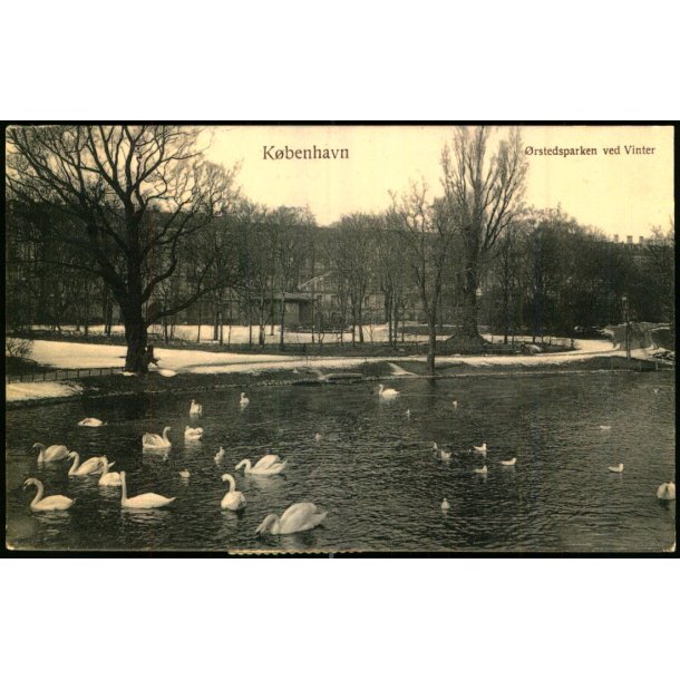 Kbenhavn - rstedsparken ved Vinter - Nathansohns 50 - Brugt