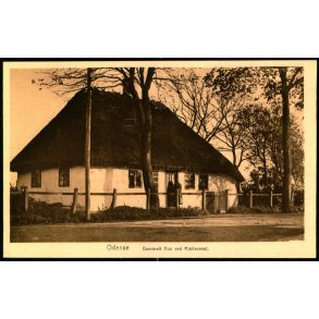 Odense - Gammelt hus ved Hjallesvej - Odense Papir. u/n - Ubrugt