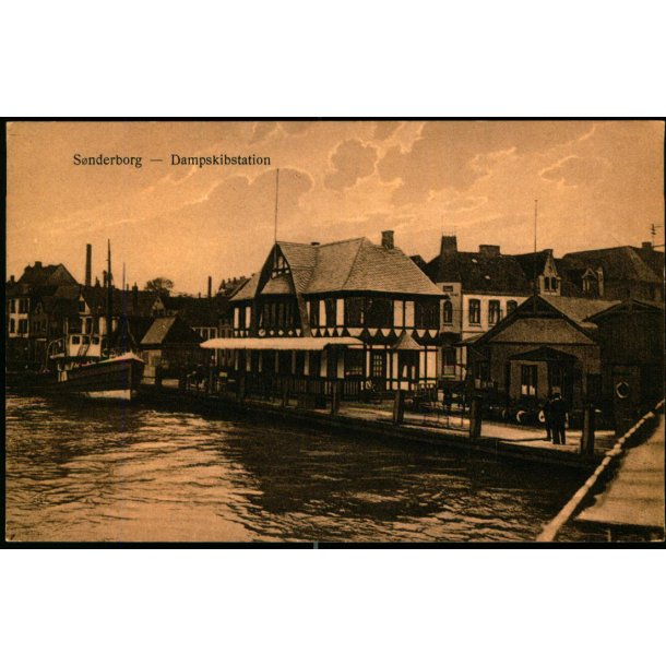 S�nderborg - Dampskibsstationen - J. Boisen M 58 - Ubrugt