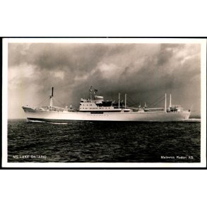 M/S Lake Ontario - Malmros Rederi AB - Fotokort u/n - Ubrugt 