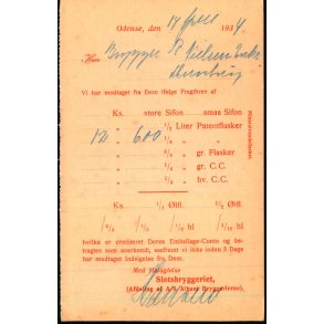 Slotsbryggeriet - Odense  - u/n - Brugt