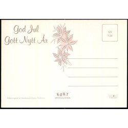 Jenny Nystrm - God Jul - Gott Nytt r - Alex Eliasson - Kopi af orginalt Maleri - u/n - Ubrugt