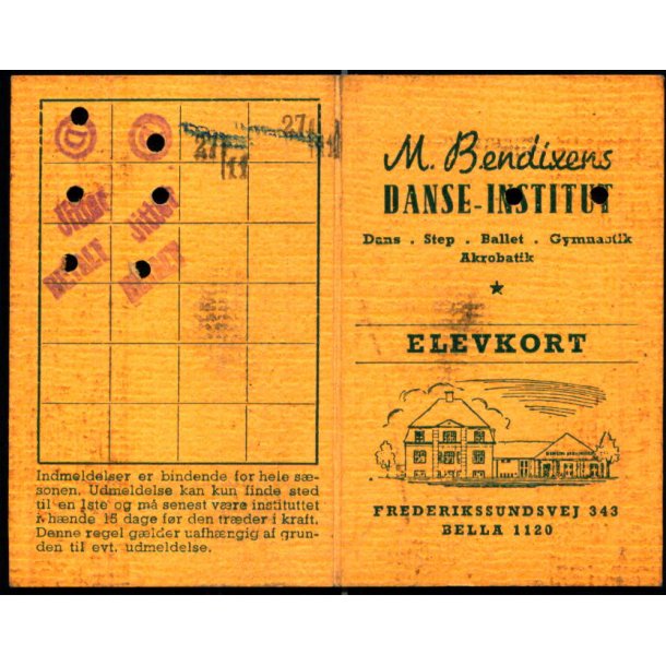 M. Bendixens - Danse - Institut