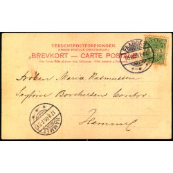 Faaborg - Udsigt gennem Vesterport - Eneret 2279 - Brugt