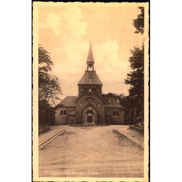 Randers - Sct. Peders Kirke -  Stender R. 129 - Brugt