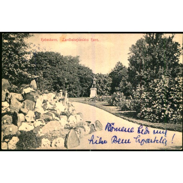 Kbenhavn - Landbohjskolens Have - N.N. 10 - Brugt