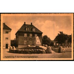 Nyk�bing F. - Genforeningsstenen - V. Kristoffersens Bogh. u/n - Ubrugt