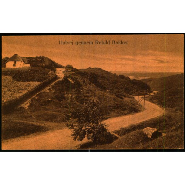 Hulvej gennem Rebild Bakker - Overgaard u/n - Ubrugt