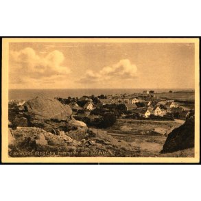 Bornholm - Udsigt fra Hammeren mod Sandvig  - Stender 35051