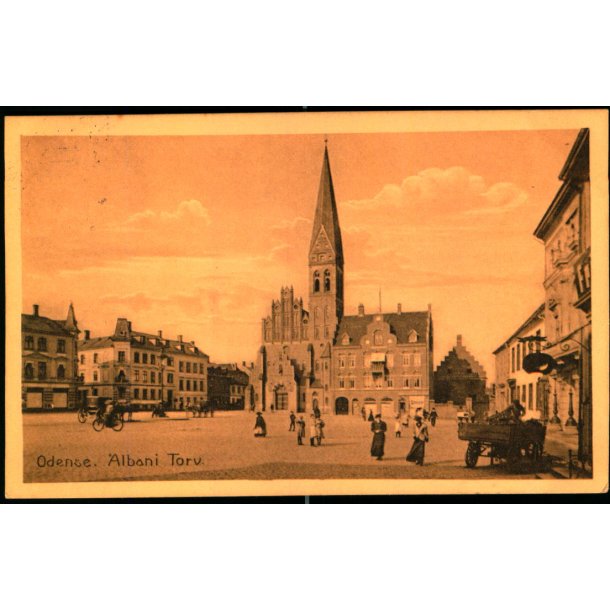 Odense - Albani Torv - Stender 19435 - Brugt
