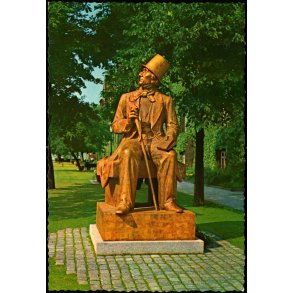 Kbenhavn - Eventyrdigteren Hans Christian Andersens Statue - Chr. Olsen 168 - Ubrugt