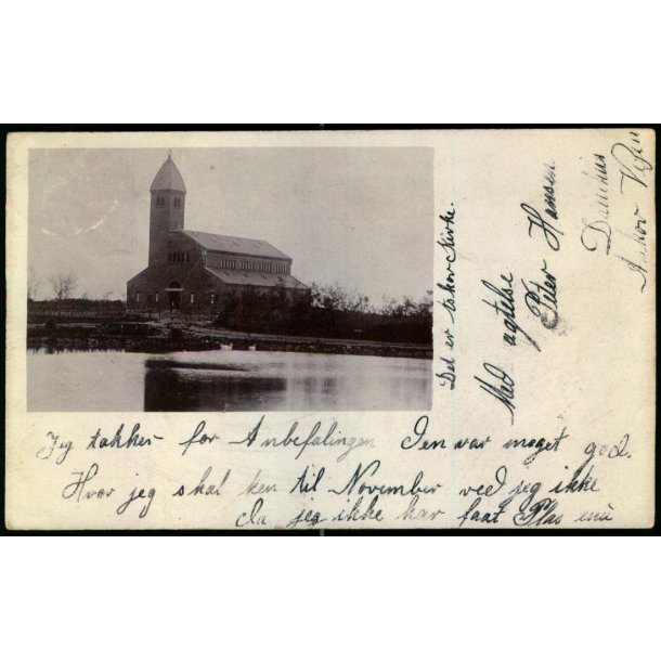 Det er Askov Kirke - Fotokort u/n - Brugt