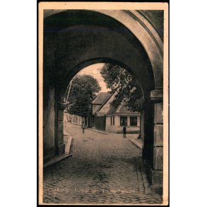 Faaborg - Udsigt gennem Vesterport - Davis I. Bagers Bogh.  2279 - Brugt