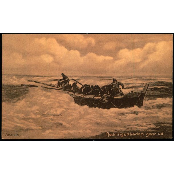 Skagen - Redningsbaaden gaar ud -  S�ren Fugsig u/n - Ubrugt