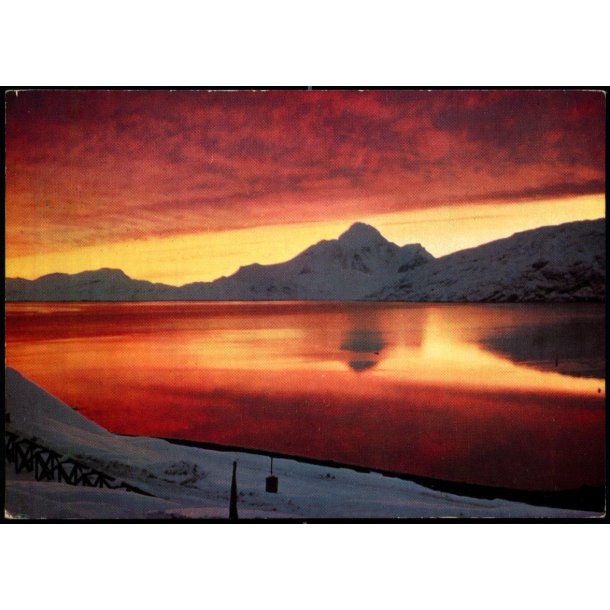 Grnland - Solnedgang ved Arsukfjorden - dancolor G 8 - Brugt