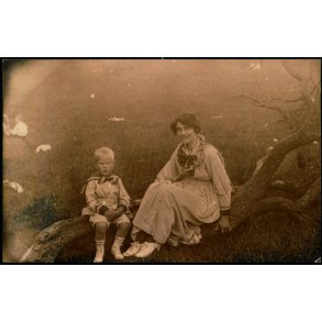 Fotokort Ukendt - Personer - Ubrugt