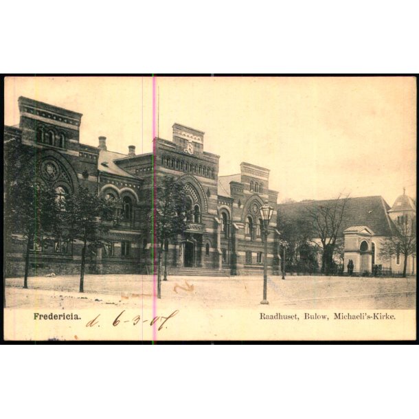 Fredericia - Raadhuset, B�low, Michaeli Kirke - u/n - Brugt