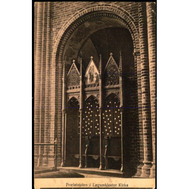 Pr�latstolen i L�gumkloster Kirke - H.  Michelsen 61 - Brugt