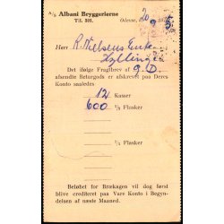 A/S Albani Bryggerierne - Odense  - u/n - Brugt