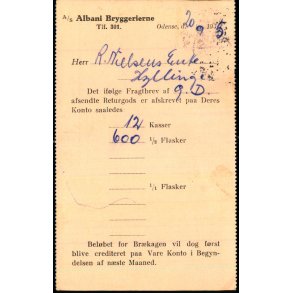 A/S Albani Bryggerierne - Odense  - u/n - Brugt