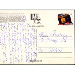 K�benhavn - Gademotiv med Rundet�rn  - D&D Reklamefoto 79 - Brugt