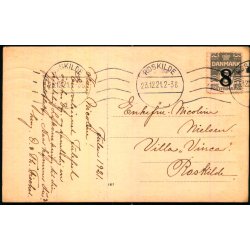 Roskilde Julen 1921 - Fotokort u/n - Brugt