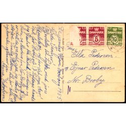 Holkegade med den gamle Gaard - Faaborg - Rudolf Olsen 7067 - Brugt