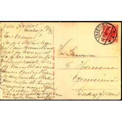 Faaborg - Udsigt gennem Vesterport - Davis I. Bagers Bogh.  2279 - Brugt