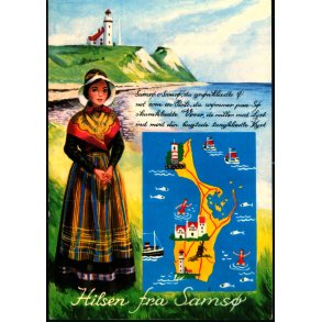 Hilsen fra Sams� - Fl. Andersens Bogh. 143 723 020 - Brugt