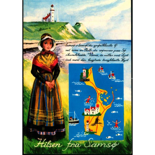 Hilsen fra Sams� - Fl. Andersens Bogh. 143 723 020 - Brugt
