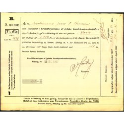 Kreditforeningen af Jyske Landejendomsbesiddere - 1927