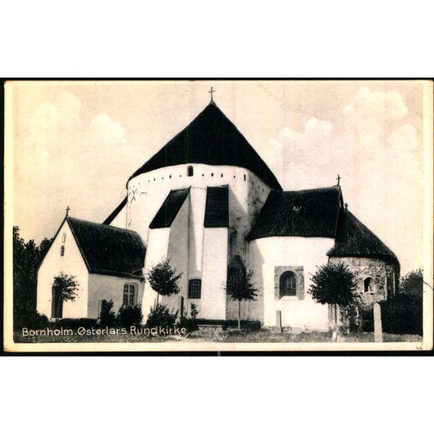Bornholm - sterlars Rundkirke - Colbergs Bogh. 1196 - Ubrugt