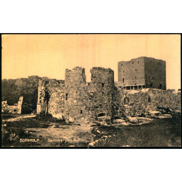 Bornholm - Hammershus Ruiner - Frits Srensen 88 - Ubrugt