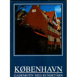 K�benhavn - Gademotiv med Rundet�rn  - D&D Reklamefoto 79 - Brugt