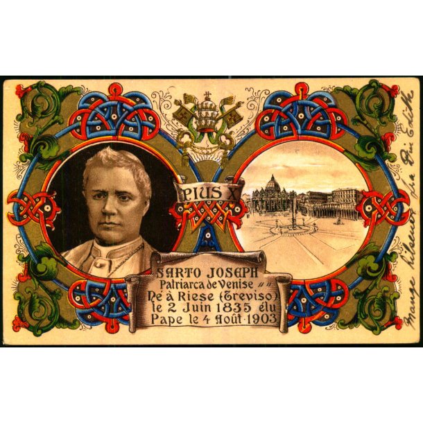 Pave Pius X - Mandres u/n - Brugt