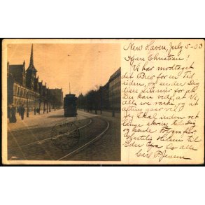 B�rsen - Fotokort fra New Haven - USA - 1903 - u/n - Brugt