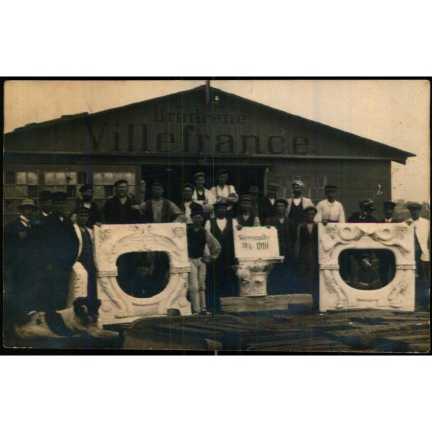 Brdrene Villefrance - Nrresundby - Fotokort 1910 - Brugt