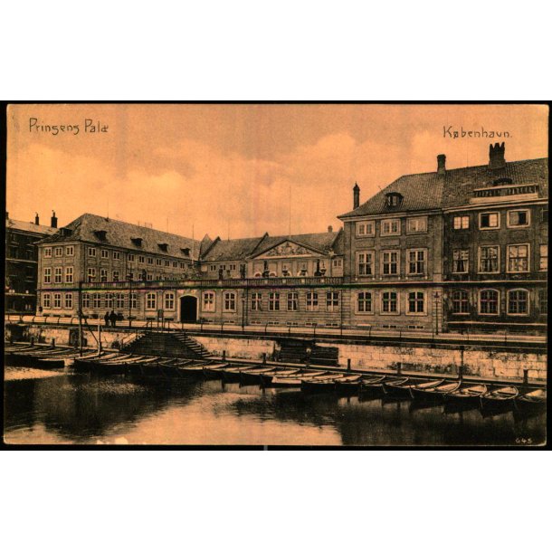 Kbenhavn - Prinsens Pal - D.L.C. 645 - Ubrugt - Har vret klbet op !