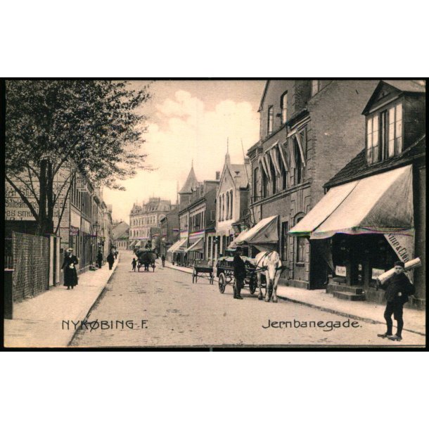 Nyk�bing F. -  Jernbanegade - C. St. 1765 - Ubrugt