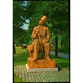 Kbenhavn - Eventyrdigteren Hans Christian Andersens Statue - Chr. Olsen 168 - Brugt