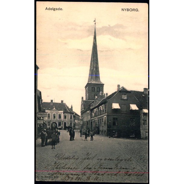 Nyborg - Adelgade - C. St. 2503 - Brugt